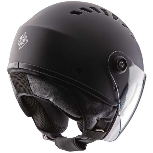 Casco Moto Jet Tucano Urbano 1230 EL TOP Grigio Carbone Opaco