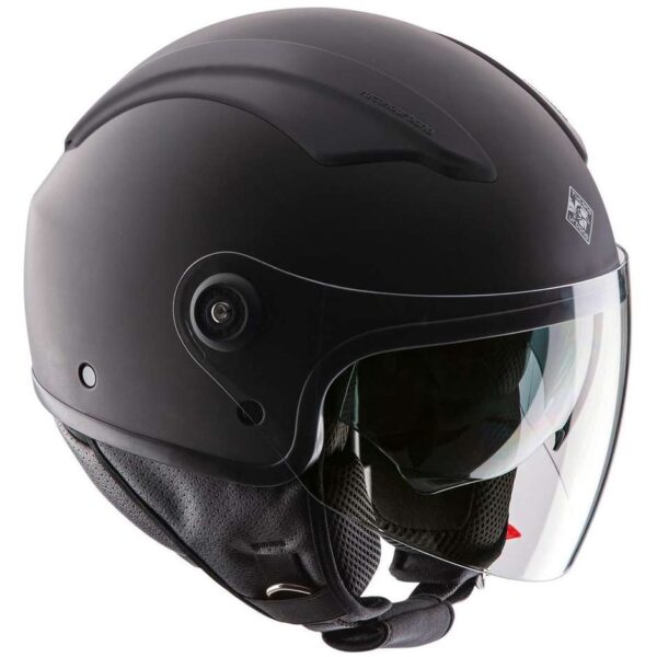 Casco Moto Jet Tucano Urbano 1230 EL TOP Grigio Carbone Opaco