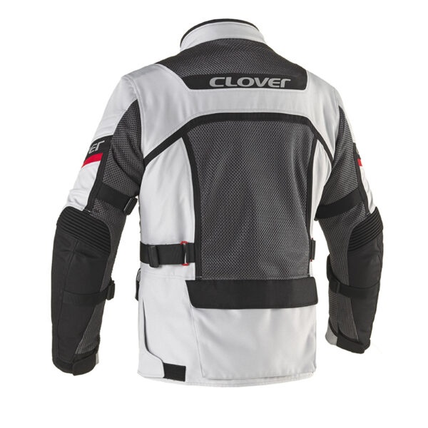 Giacca Moto Clover Ventouring 4 Wp Grigio