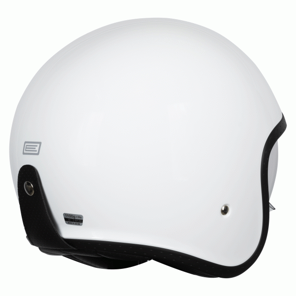 CASCO MOTO VINTAGE BANDIT ORIGINE SPIRIT BIANCO LUCIDO