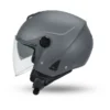 CASCO MOTO UFO JET NIXIE DOPPIA VISIERA GRIGIO LUCIDO