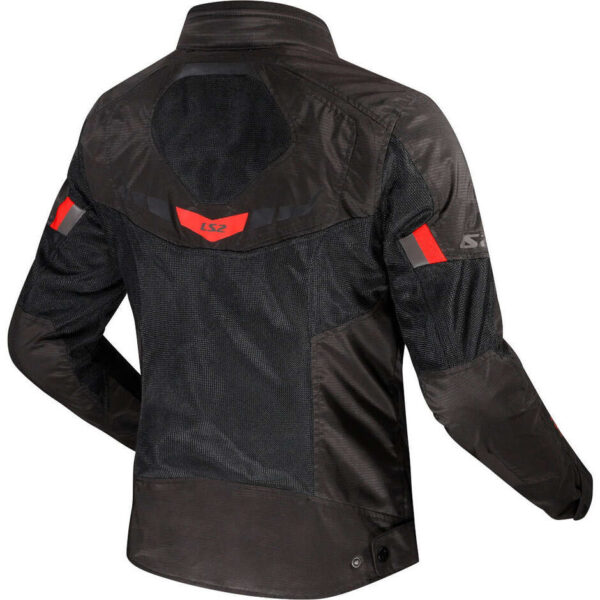 Giubbotto Moto Donna LS2 GARDA AIR LADY Nero Rosso