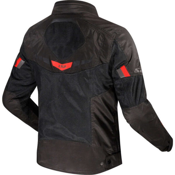 Giubbotto Moto LS2 GARDA AIR MAN Nero Rosso