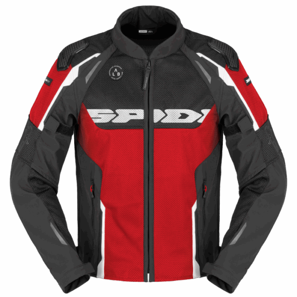 Giacca Moto Spidi Estiva Race Warrior 2 Net Rosso