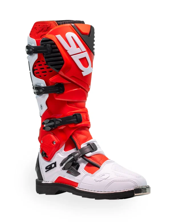 Stivali Moto Sidi Crossfire 3 Rosso Bianco