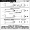 Bilancieri Antivibranti Moto Universali Barracuda in Alluminio Rosso