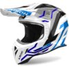 Casco Moto Cross Enduro Airoh AVIATOR ACE 2 GROUND Blu Lucido