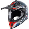 Casco Moto Cross Enduro Givi 70.1 VECTOR Bianco Blu Rosso