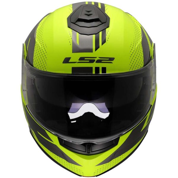 Casco Moto Modulare P/J LS2 FF908 STROBE II CODE Giallo Fluo Grigio
