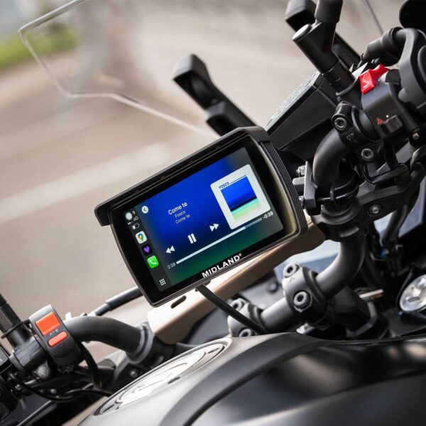 Display CarPlay da Moto Midland BIKEPLAY PRO 5,5"