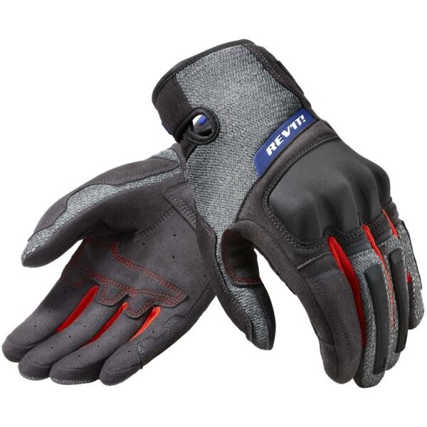 Guanti Moto Estivi Rev'it VOLCANO Nero Grigio
