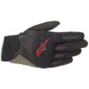 Guanti Moto In Tessuto Alpinestars SHORE Nero Rosso