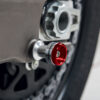 INSERTO IN ALLUMINIO ROSSO SUPPORTI CAVALLETTO (coppia)