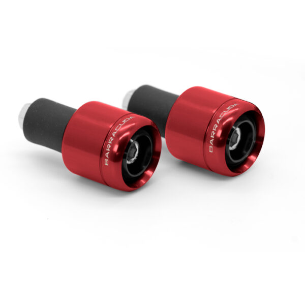Bilancieri Antivibranti Moto Universali Barracuda in Alluminio Rosso