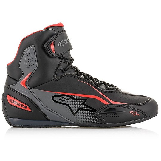 Scarpa Moto Sportiva Alpinestars FASTER 3 Nero Grigio Rosso