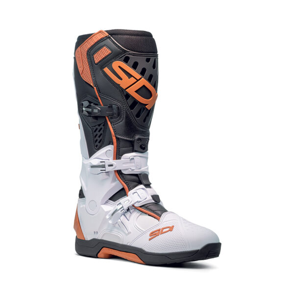 Stivali Moto Sidi Crossair Bianco Nero Bronzo