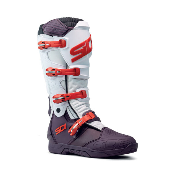 Stivali Moto Sidi X Power SC Bianco Wine