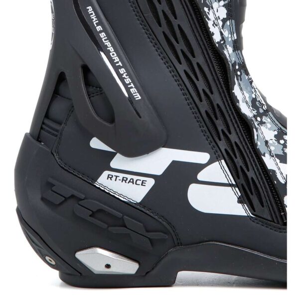 Stivali Moto Racing Tcx 7669 RT-RACE Nero Bianco Grigio
