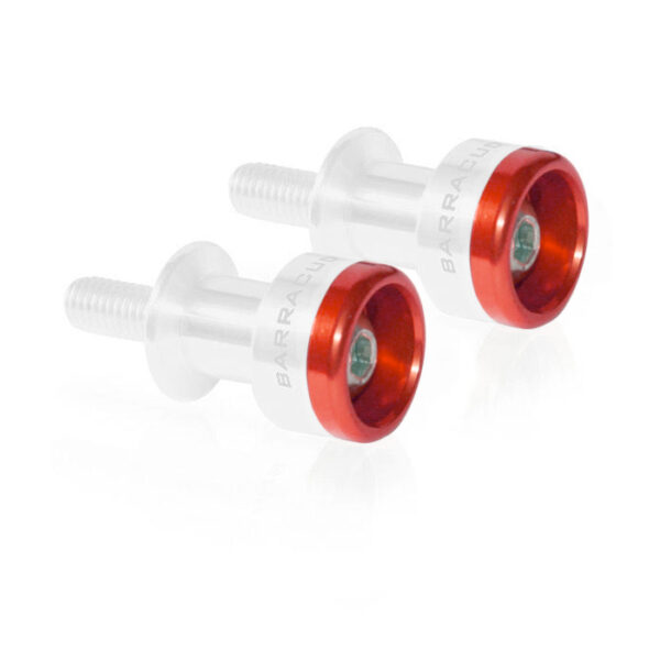 INSERTO IN ALLUMINIO ROSSO SUPPORTI CAVALLETTO (coppia)