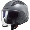 Casco Moto Jet Ls2 OF600 COPTER II Nardo Grey Lucido