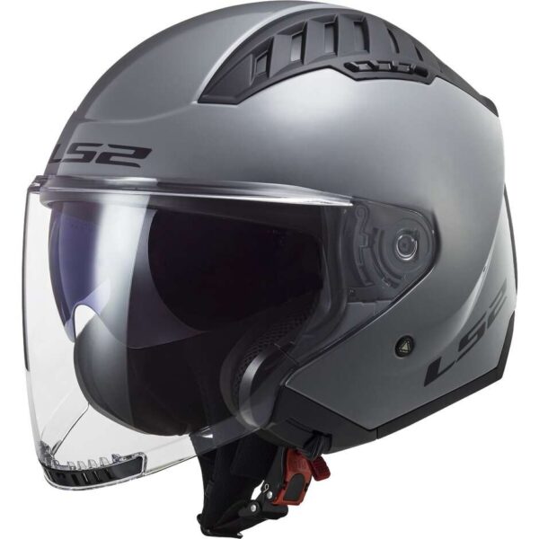 Casco Moto Jet Ls2 OF600 COPTER II Nardo Grey Lucido