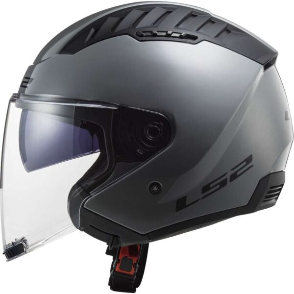 Casco Moto Jet Ls2 OF600 COPTER II Nardo Grey Lucido