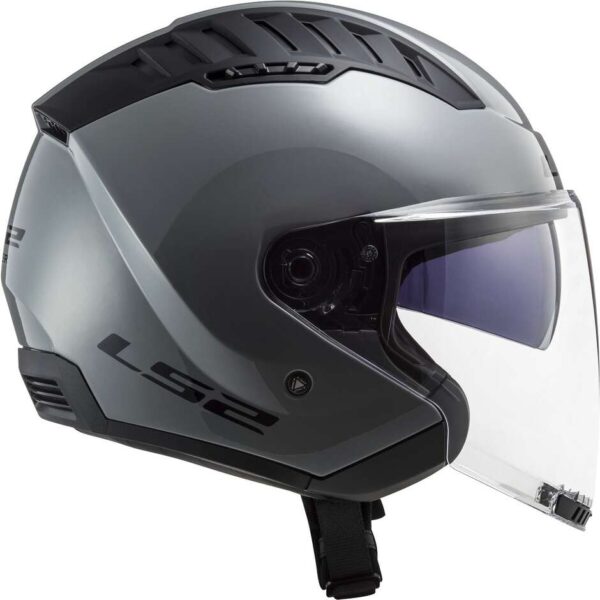 Casco Moto Jet Ls2 OF600 COPTER II Nardo Grey Lucido