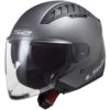 Casco Moto Jet Ls2 OF600 COPTER II Titanio Opaco