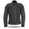 Giubbotto Moto Estivo Traforato Ufo SIRLES Lady Air Nero