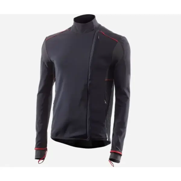 Giacca-In-Tessuto-Antivento-Unisex-Sixs-WTJ-V3-Nero-Rosso- Giacca In Tessuto Antivento Unisex Sixs WTJ-V3 Nero Rosso