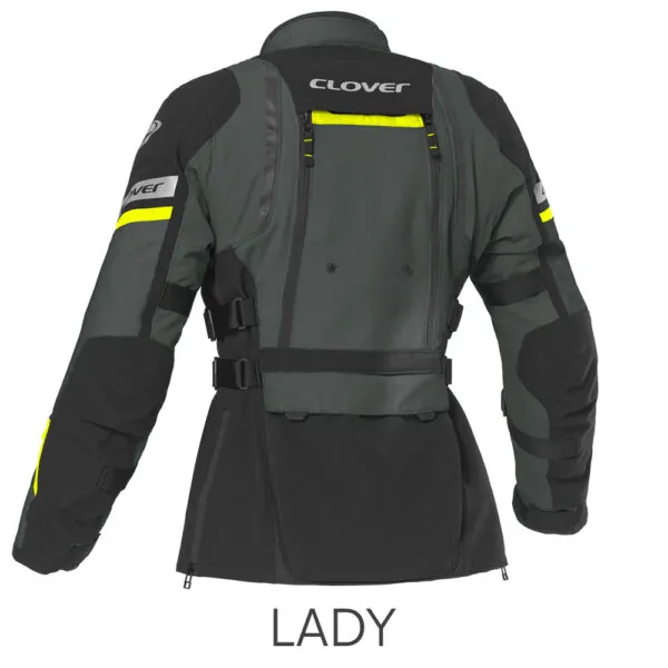 17004_GRA-G_2-600x600 Giacca Moto Donna Clover GTS-5 WP LADY Giallo Grigio Scuro