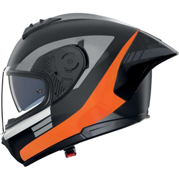 Casco Moto Integrale Nolan N60-6 SPORT CONTRASTO 357 Nero Arancio Opaco