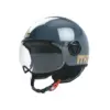 Casco Moto Jet Momo Design Fgtr Classic Flip Brass Gold