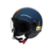 Casco Moto Jet Momo Design Fgtr Classic Flip Brass Gold