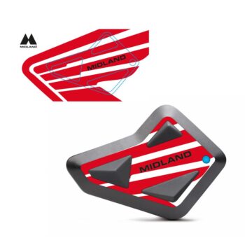 4ae982b7aede20eb704415182772 Adesivo Midland Style Crimson Ride Racing Per Interfoni della Linea BT MINI (1 pz.)