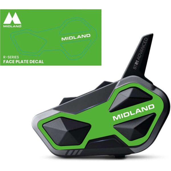 Adesivo Midland Style Cover LIME ENERGY Per Interfoni della Linea R (1 pz.)