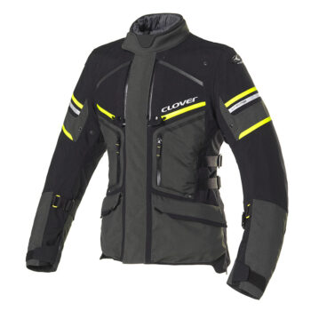 clover_laminator_2_wp_jacket_grigiogiallo Giacca Moto Donna Clover Laminator 2 WP Grigio Giallo