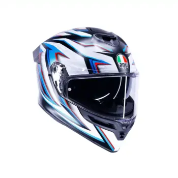 image CASCO MOTO AGV K5 INTEGRALE E2206 ZENITHAR MATT BLACK/WHITE/BLUE