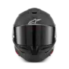 8202026_110_S_R7_SOLID_HELMET_ECE06_R1 Casco Moto Integrale Alpinestars S-R7 Nero Opaco