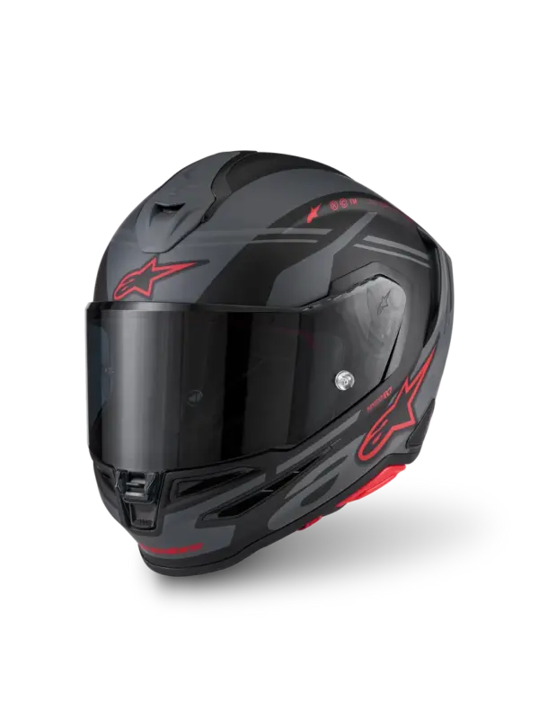 8203326_1653_S_R7_A_CORE_HELMET_ECE06_FR_8d067089-3fa4-4d08-bb31-242270f82cc4 Caco Moto Alpinestars Supertech R7 A-Core Black Grey Red