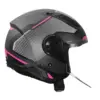 Casco Moto Jet LS2 OF616 Airflow II Solar Grigio Rosa