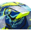 Casco Moto Bambino Integrale CGM 265X MICRO MONSTER Blu Giallo fluo