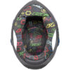 Casco Moto Bambino Integrale CGM 265X MICRO MONSTER Blu Giallo fluo