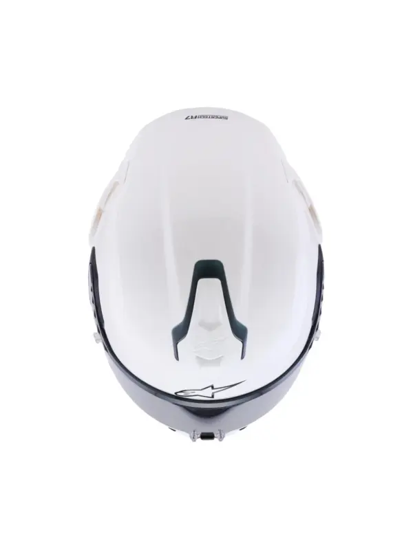 s-l1600 (1) Casco Moto Integrale Alpinestars S-R7 Solid Bianco Lucido ECE 22.06