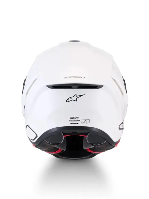 s-l960 (2) Casco Moto Integrale Alpinestars S-R7 Solid Bianco Lucido ECE 22.06