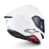 s-l960 (3) Casco Moto Integrale Alpinestars S-R7 Solid Bianco Lucido ECE 22.06