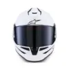 s-l960 (4) Casco Moto Integrale Alpinestars S-R7 Solid Bianco Lucido ECE 22.06